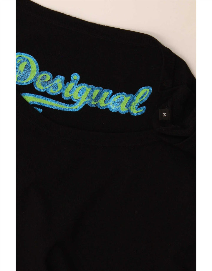 Женское платье-футляр Desigual UK 12, среднее черное с геометрическим рисунком