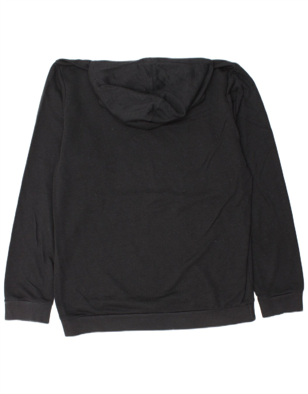 Мужской джемпер с капюшоном ADIDAS, большой черный, хлопковый