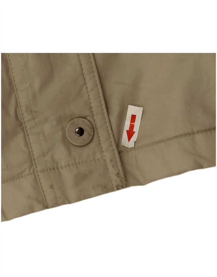 Delmod Женская куртка-ветровка оверсайз EU 46 XL Бежевый хлопок