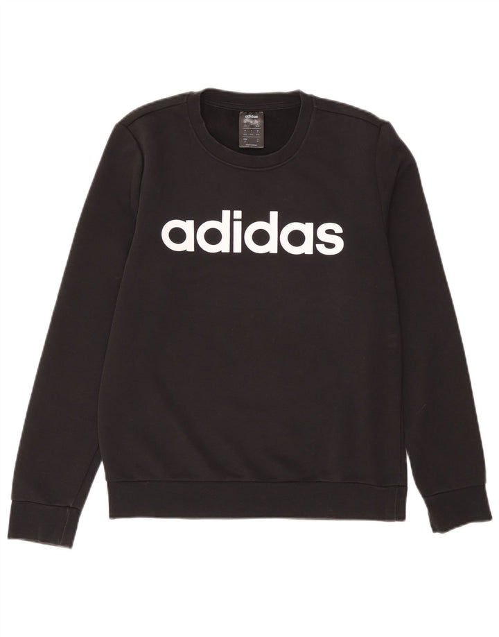 Женский свитер с рисунком Adidas UK 8/10, маленький серый