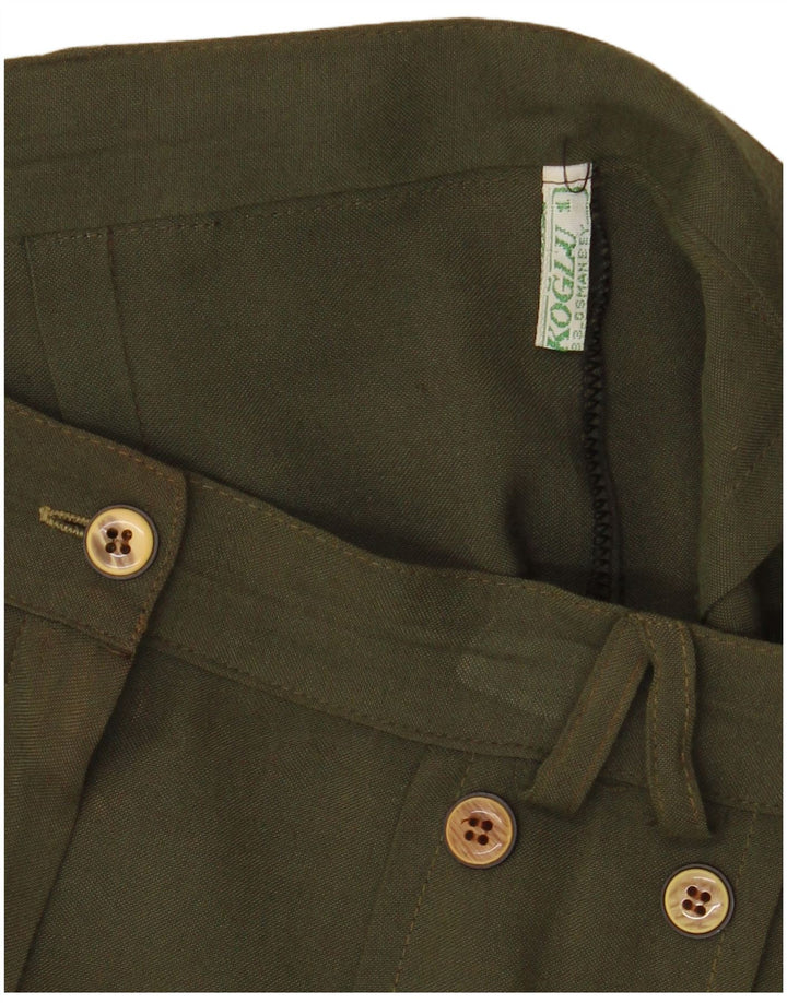 ВИНТАЖНЫЕ женские повседневные шорты W26, маленькие зеленые