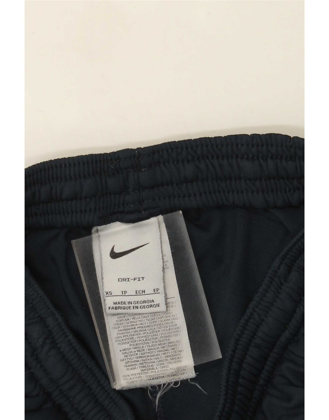 Мужские спортивные брюки Nike XS темно-синие из полиэстера