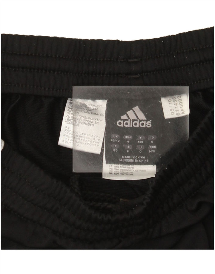 Женские спортивные брюки Adidas Joggers UK 40/42, средний черный полиэстер