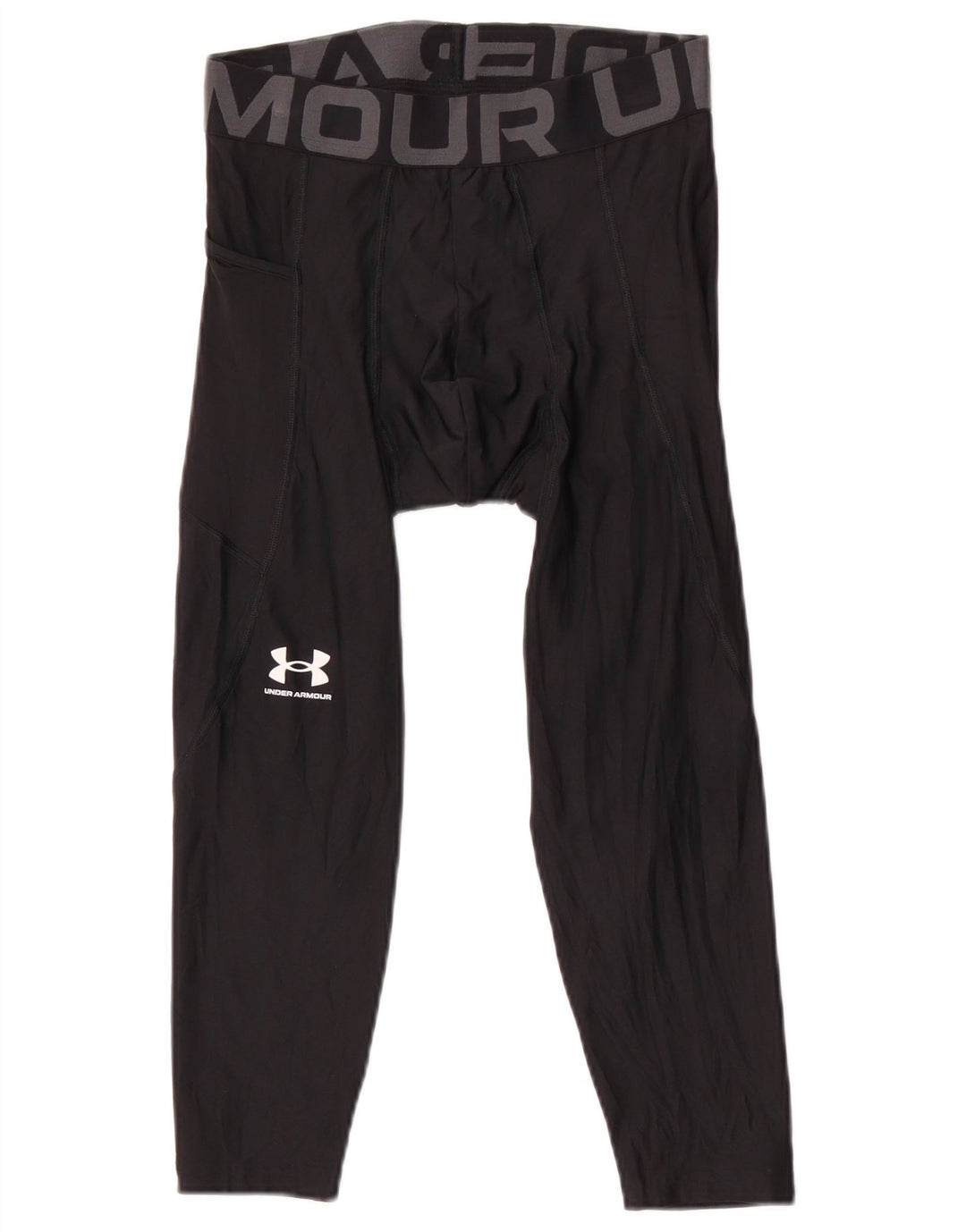 Мужские капри с рисунком Under Armour Heat Gear, средние черные
