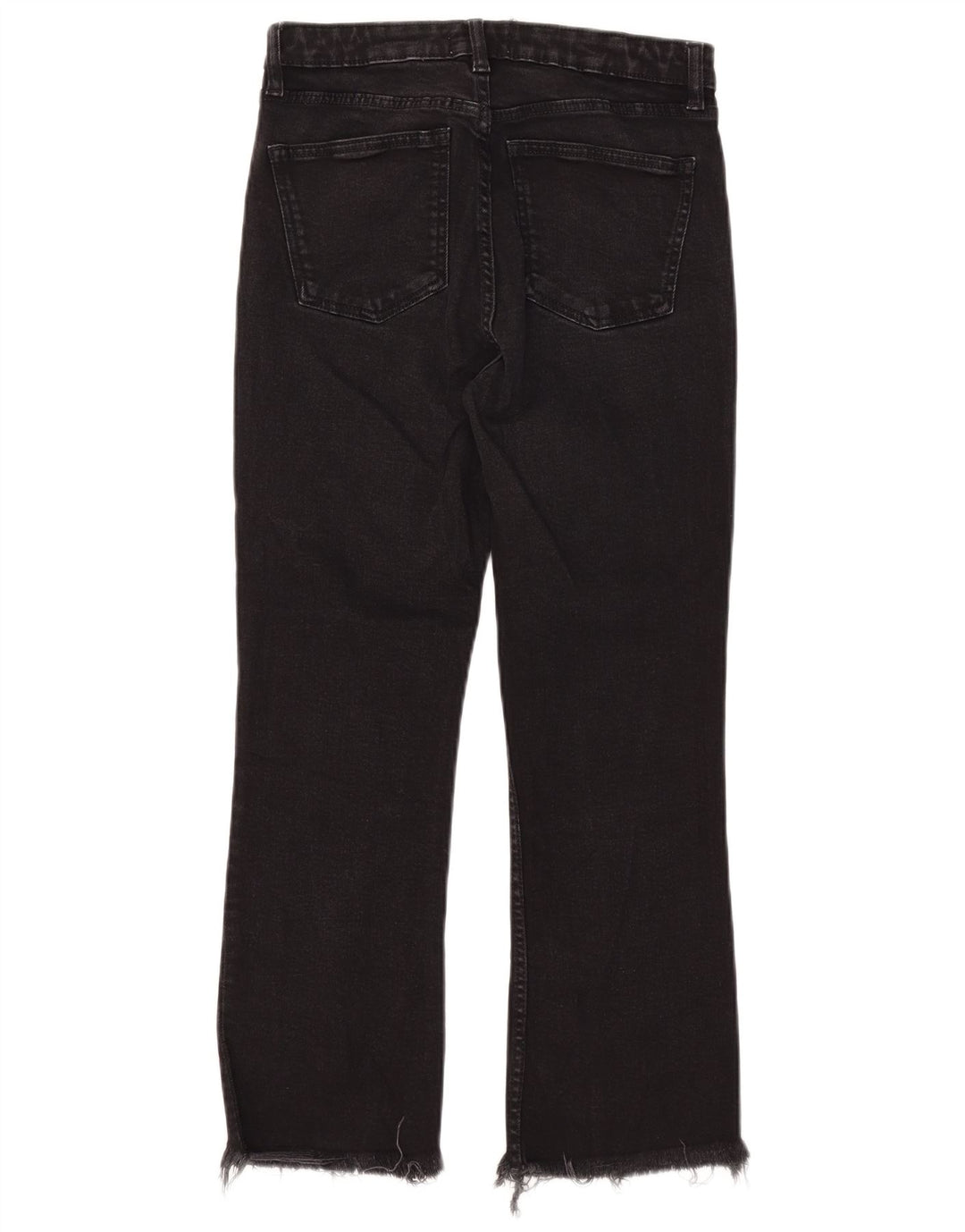 Женские укороченные джинсы Zara EU 38 Small W28 L25, черные