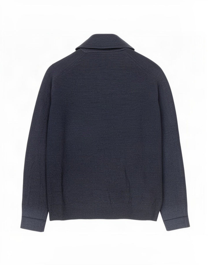 Мужской кардиган-свитер Marks & Spencer XL темно-синий из полиэстера