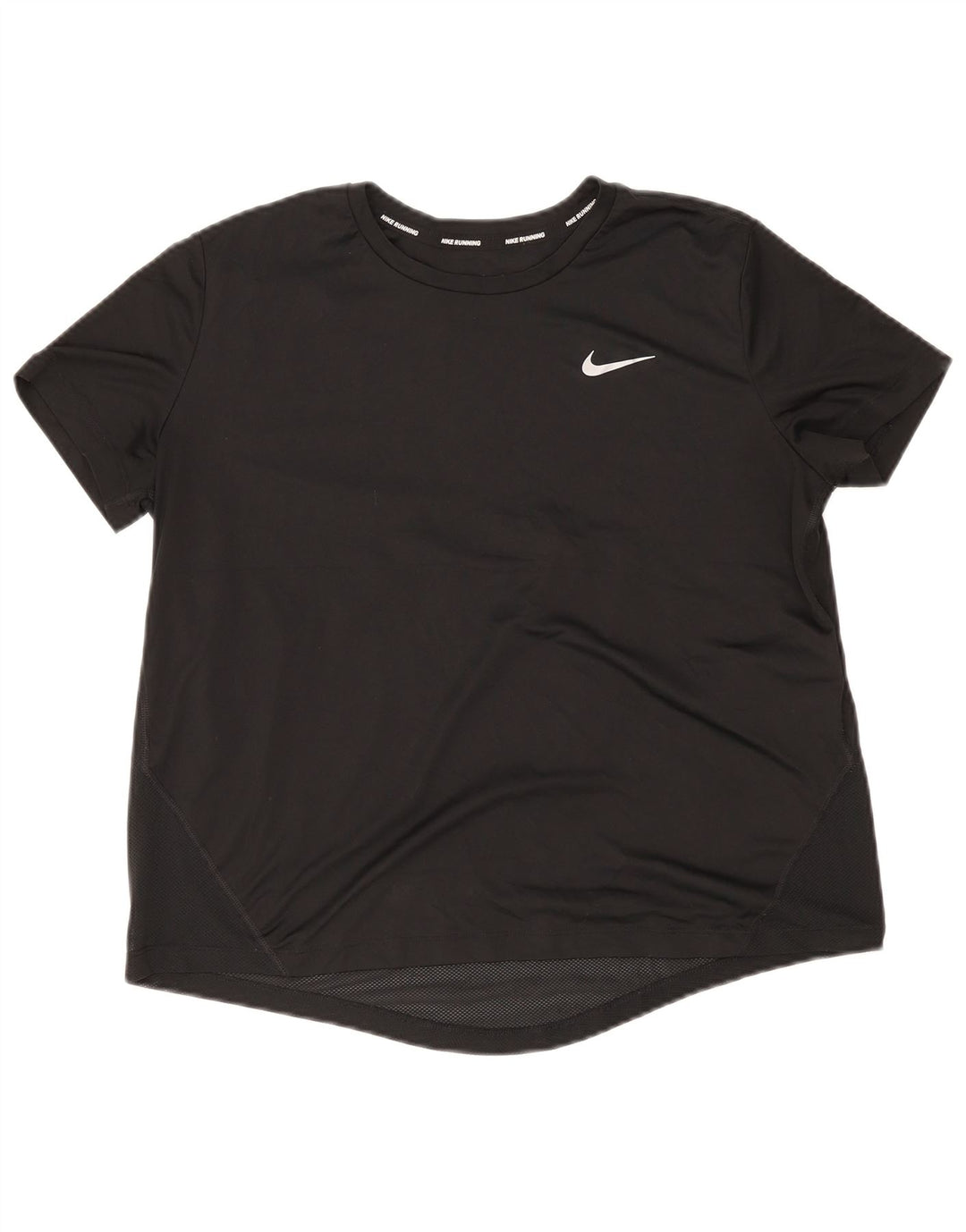Женская футболка Nike Dri Fit Top UK 16, большой черный полиэстер