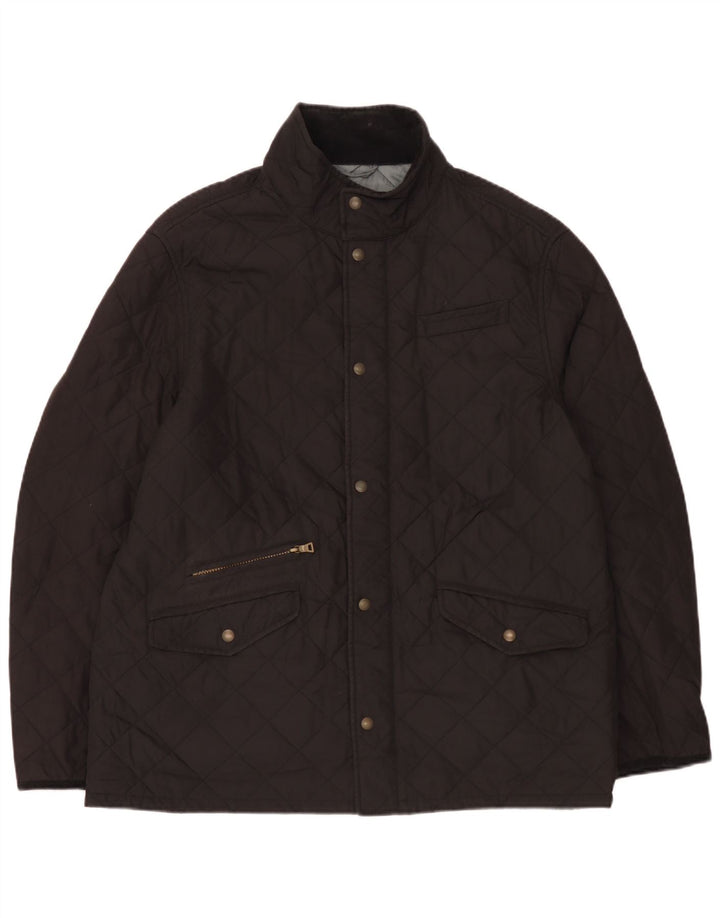 Мужская стеганая куртка Marks & Spencer UK 42 XL, черный полиэстер