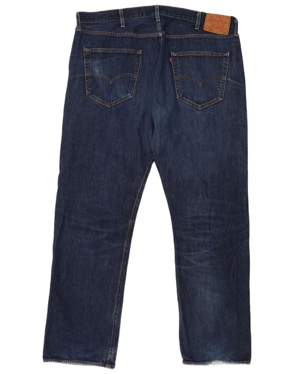 Мужские прямые джинсы Levi's 501 W40 L32 синие, хлопок