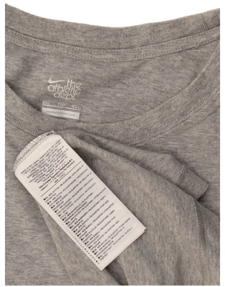 Мужской жилет Nike 2XL, серый хлопок