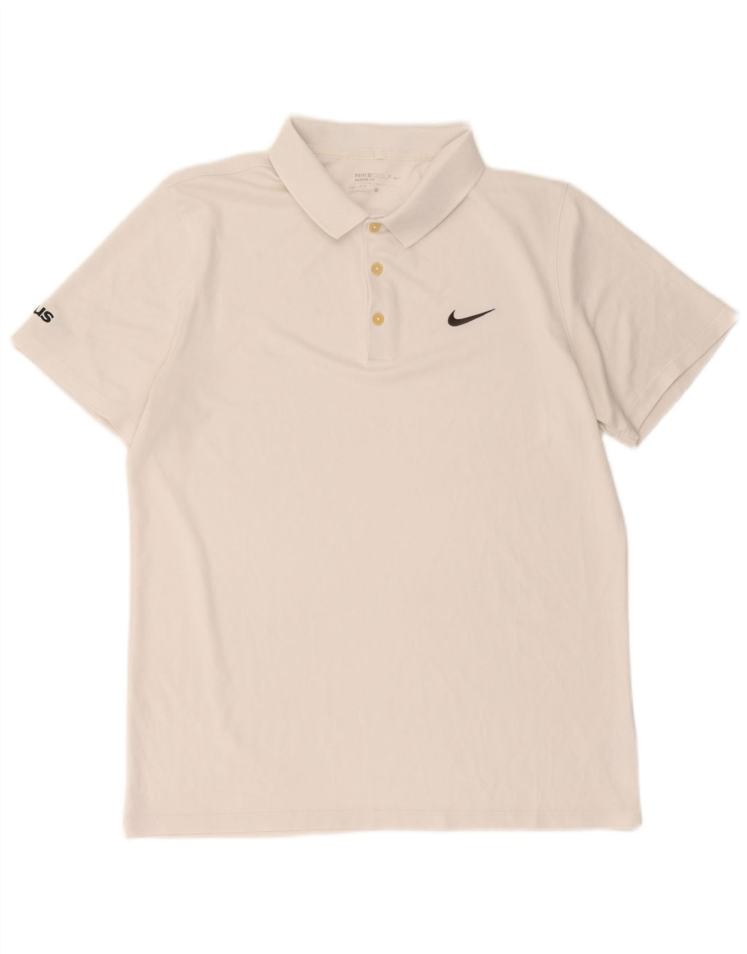 Мужская рубашка-поло Nike Dri Fit, большая белая полиэстер
