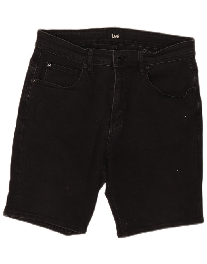 Женские джинсовые шорты Lee W32, черные, хлопковые