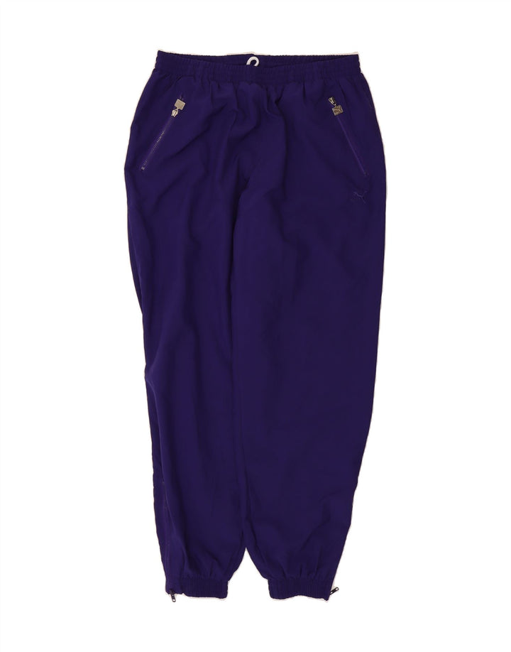 PUMA Womens Tracksuit Trousers Joggers UK 14 Large  Purple Polyester Vintage Puma and Second-Hand Puma from Messina Hembry 