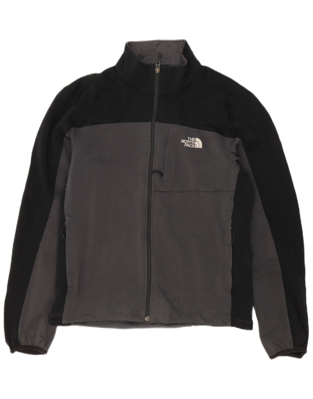 Мужской спортивный костюм THE NORTH FACE, верхняя куртка, средний серый полиэстер с цветными блоками