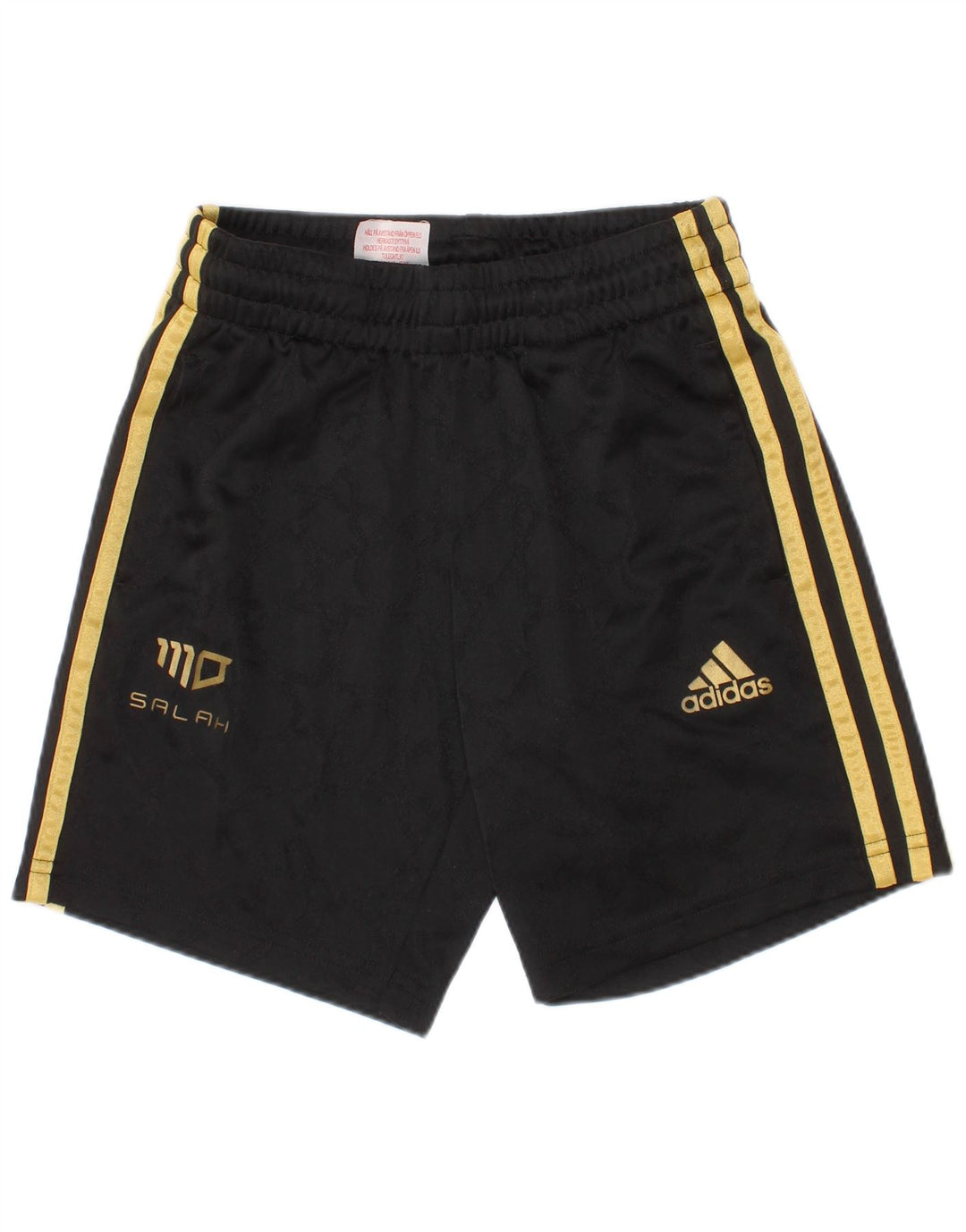 Спортивные шорты Adidas Salah для мальчиков 7-8 лет, черный полиэстер
