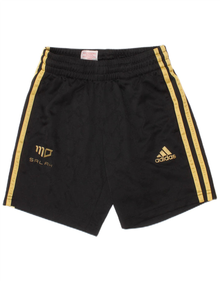 Спортивные шорты Adidas Salah для мальчиков 7-8 лет, черный полиэстер
