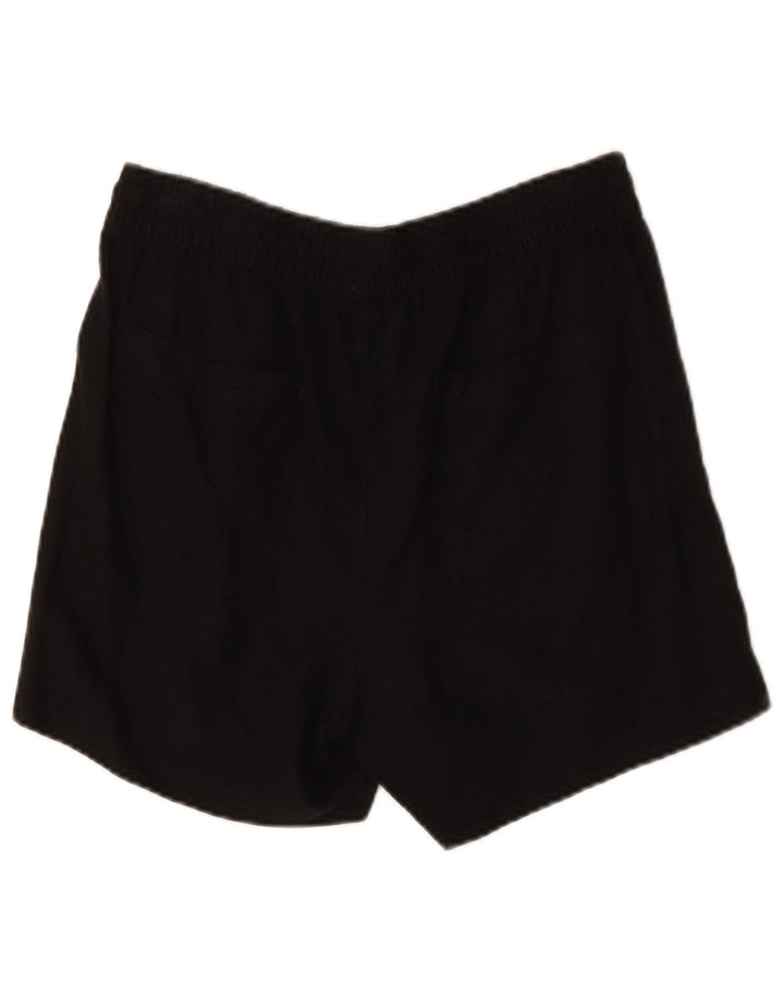 Женские шорты чинос Marks & Spencer UK 12 Medium W30, черные льняные
