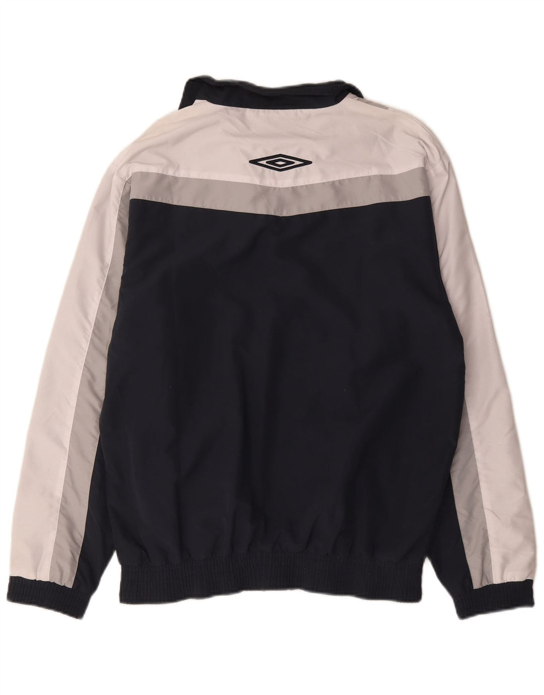 Мужской спортивный костюм Umbro, верхняя куртка, большой темно-синий, полиэстер с цветными блоками