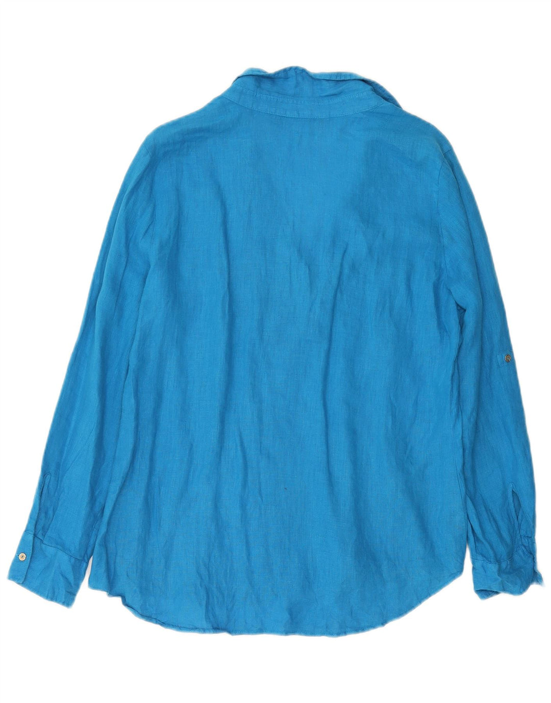 Женская рубашка-пуловер ZARA UK 16, большая синяя