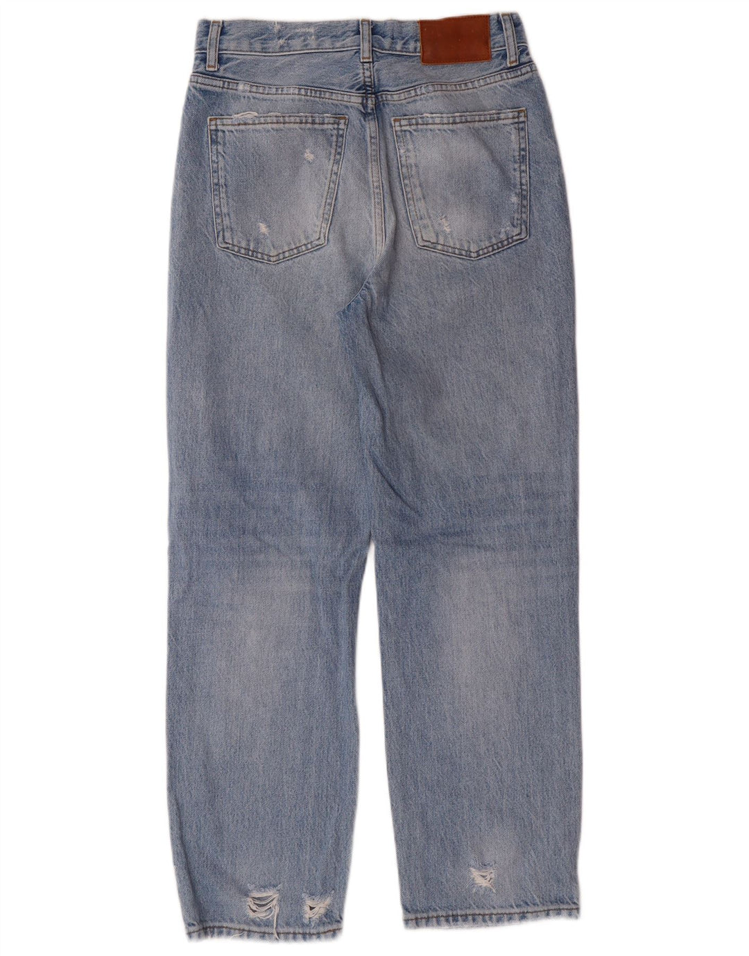 Женские зауженные джинсы Zara EU 36 XS W26 L27 Синие хлопковые гранж