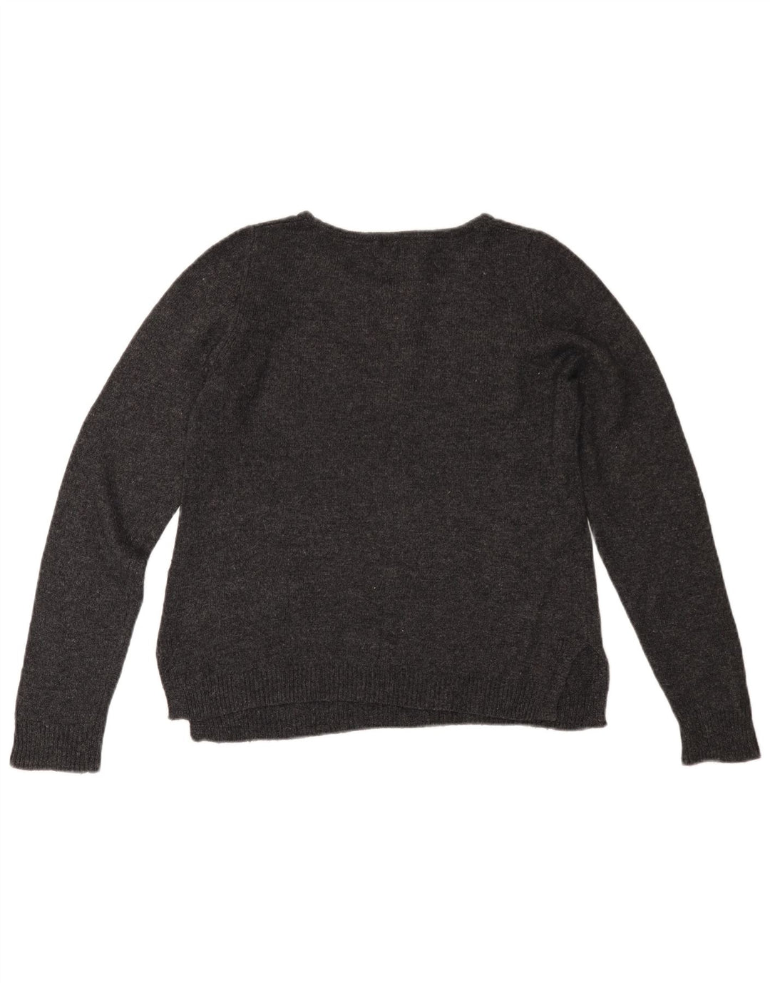 Женский джемпер с вырезом «лодочка» MONSONON UK 12, хлопковый средний серый цвет