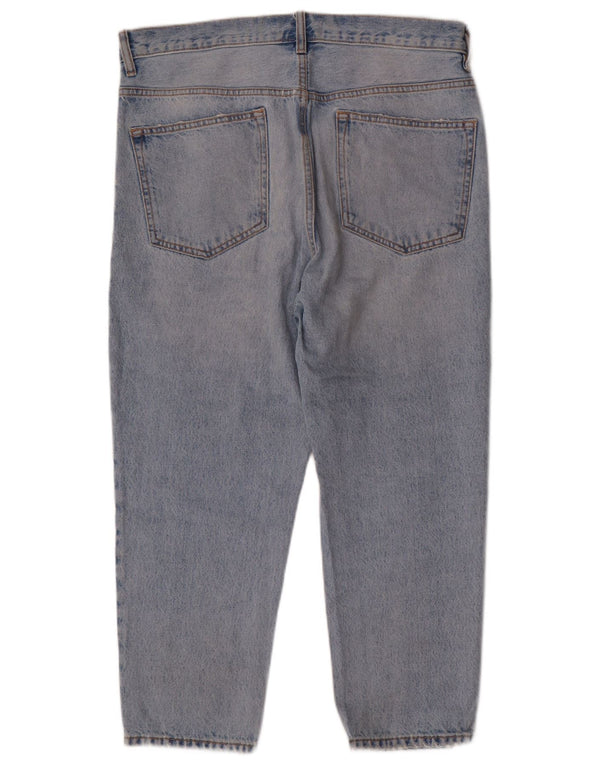 Мужские укороченные джинсы ZARA EU 42, большие W32 L24, синие