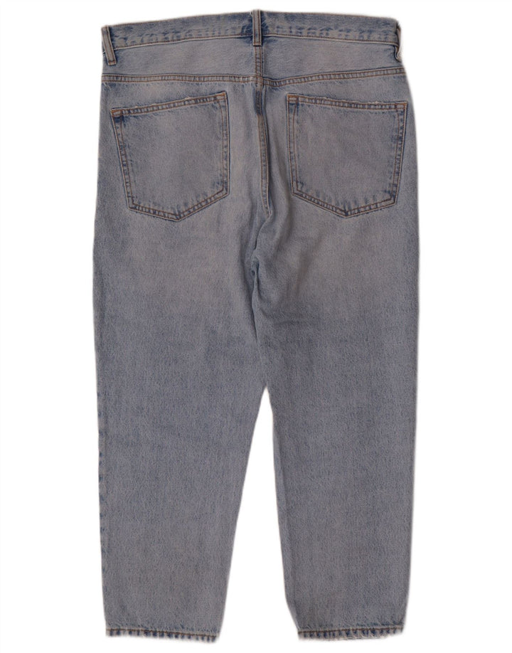 Мужские укороченные джинсы ZARA EU 42, большие W32 L24, синие