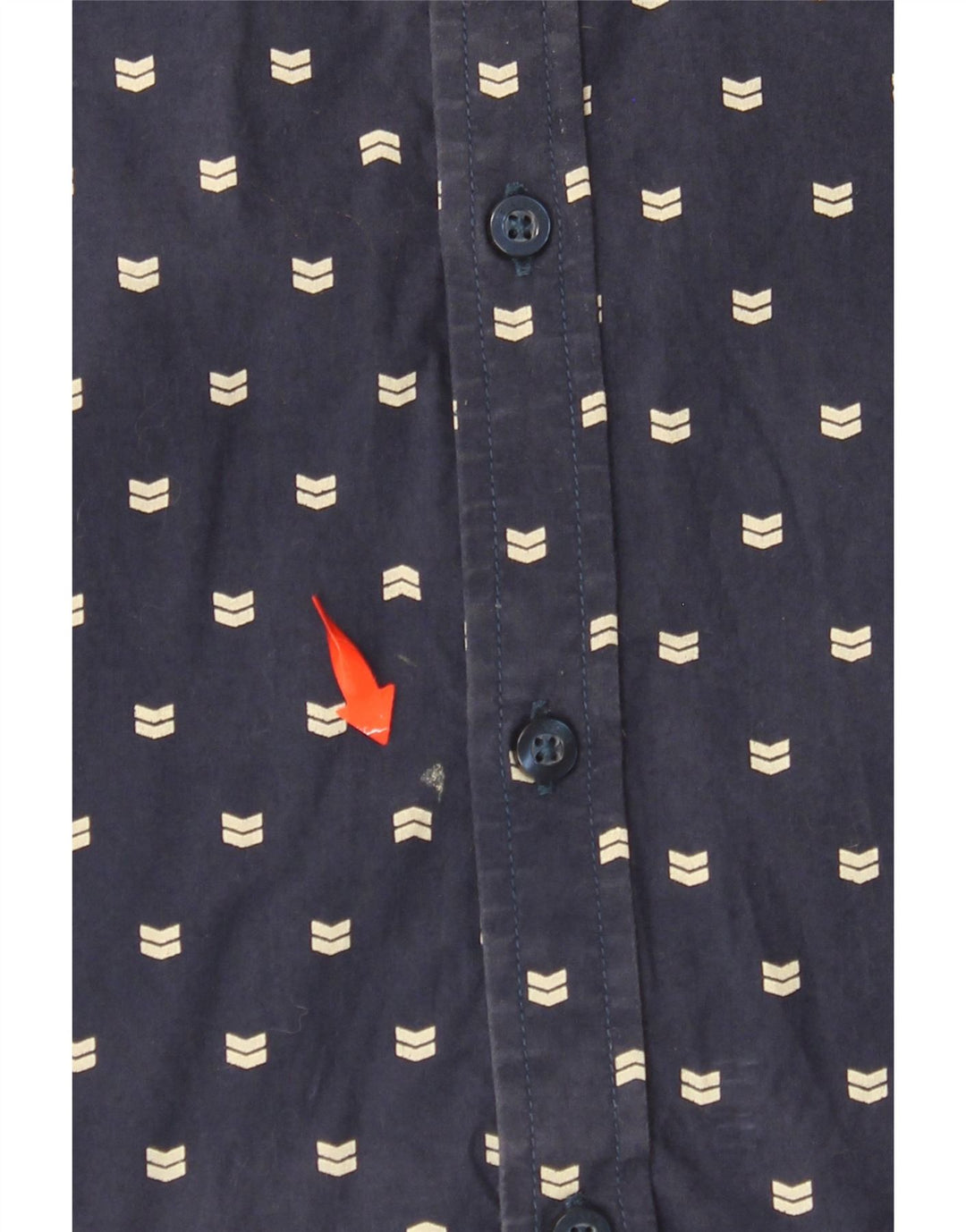 BILLABONG Мужская приталенная рубашка с коротким рукавом, средний темно-синий пятнистый хлопок