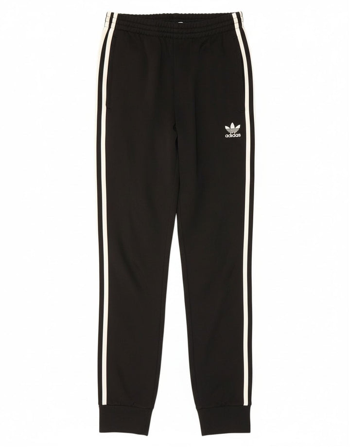Adidas Мужские спортивные брюки Джоггеры Маленькие черные полиэстер