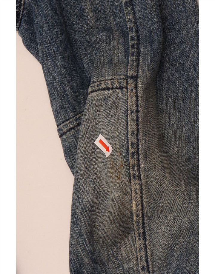 Винтажная мужская джинсовая куртка UK 38 средний синий