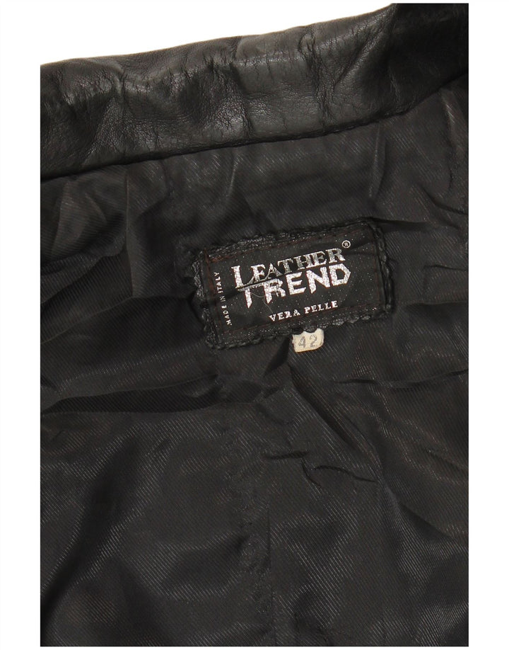 Куртка женская кожаная VINTAGE IT 42 Medium Black Leather