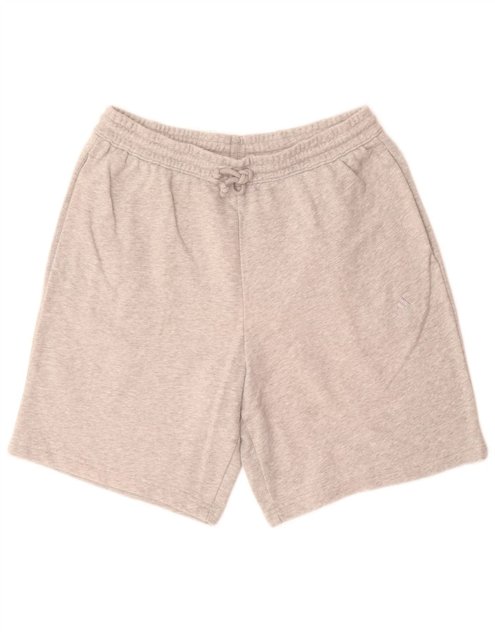 Мужские спортивные шорты ADIDAS среднего серого цвета