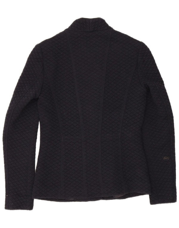 Женский стеганый пиджак Reiss UK 6 XS темно-синий акрил