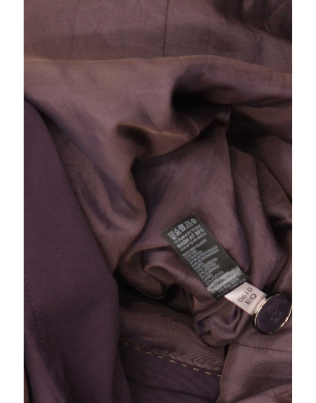 Женский тренч Marks & Spencer Autograph UK 18 XL фиолетовый полиэстер
