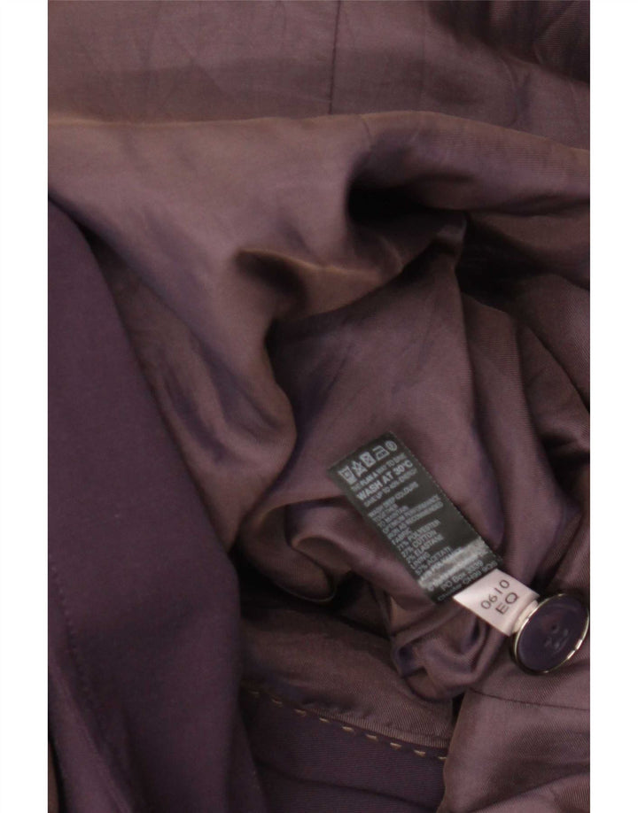 Женский тренч Marks & Spencer Autograph UK 18 XL фиолетовый полиэстер