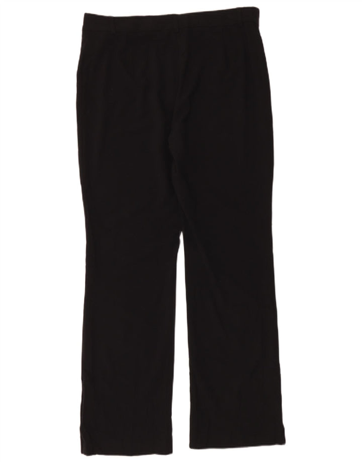 Женские костюмные брюки Marks & Spencer Bootcut UK 14, большие W34 L30, черные