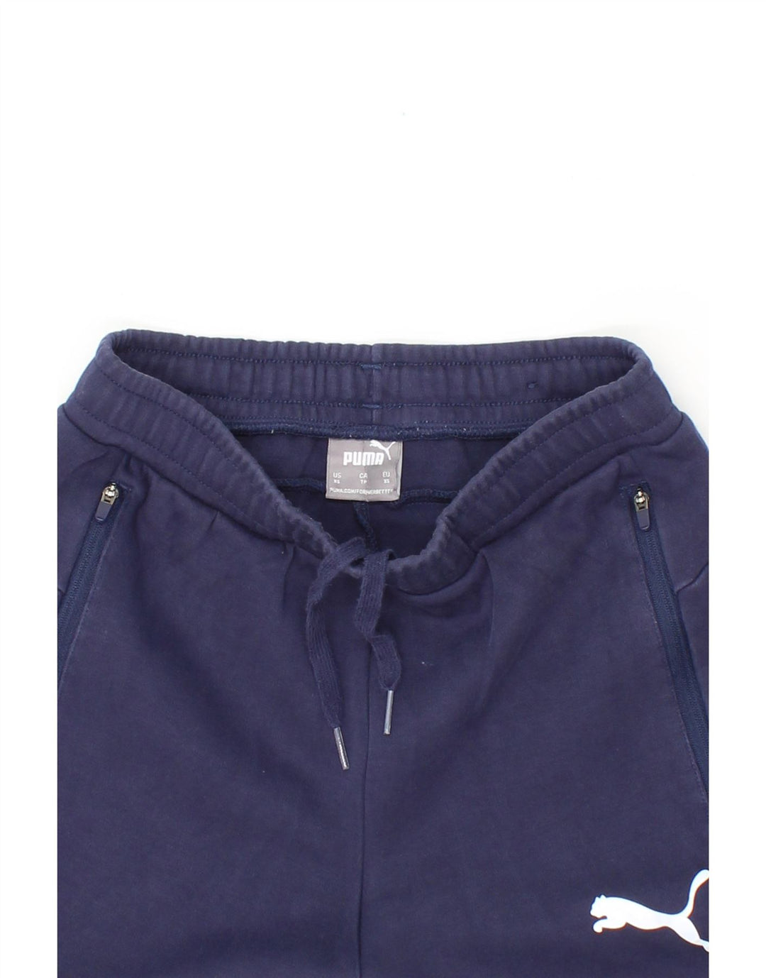 PUMA Mens Tracksuit Trousers XS Navy Blue Cotton Vintage Puma and Second-Hand Puma from Messina Hembry 