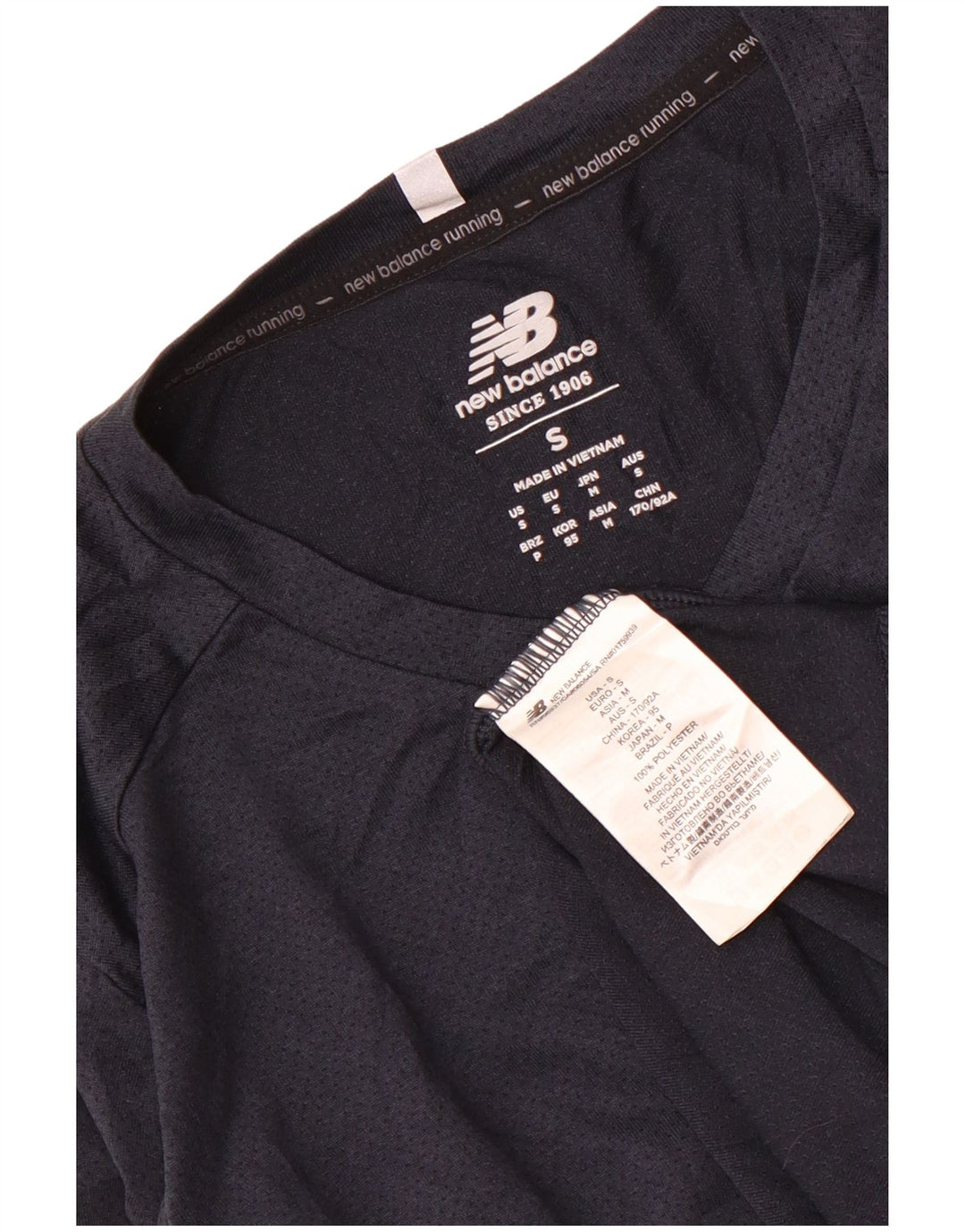 Мужская футболка New Balance Top Small Темно-синий полиэстер