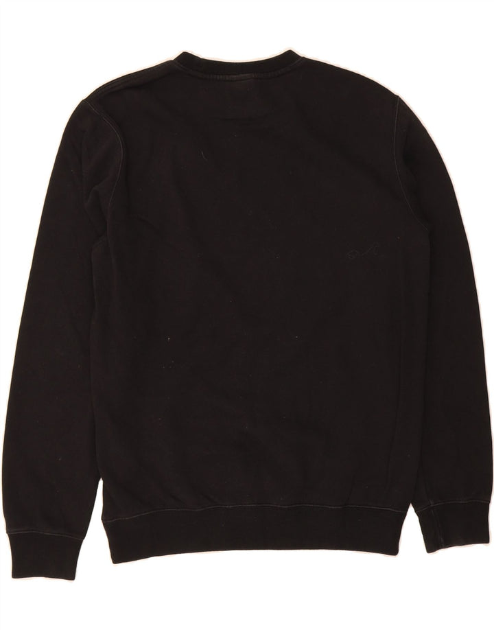 CHAMPION Mens Graphic Sweatshirt Jumper Medium Black Cotton Vintage Champion and Second-Hand Champion from Messina Hembry 
