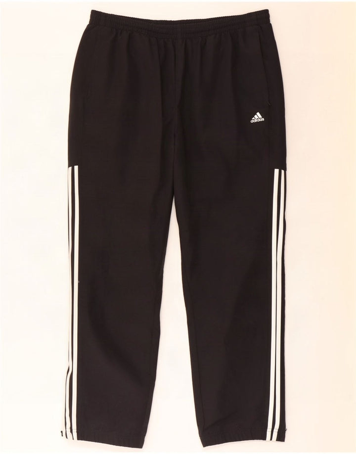 Мужские спортивные брюки Adidas 2XL черные из полиэстера