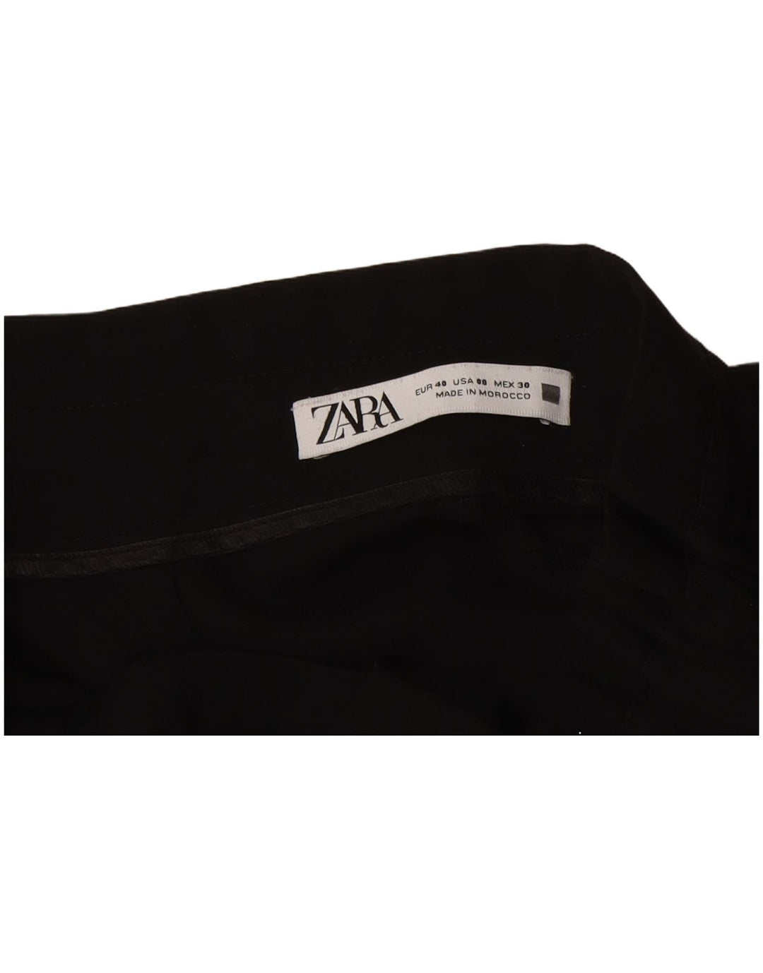 Женские зауженные брюки карго с высокой талией Zara EU 40 Medium W30 L28, черные