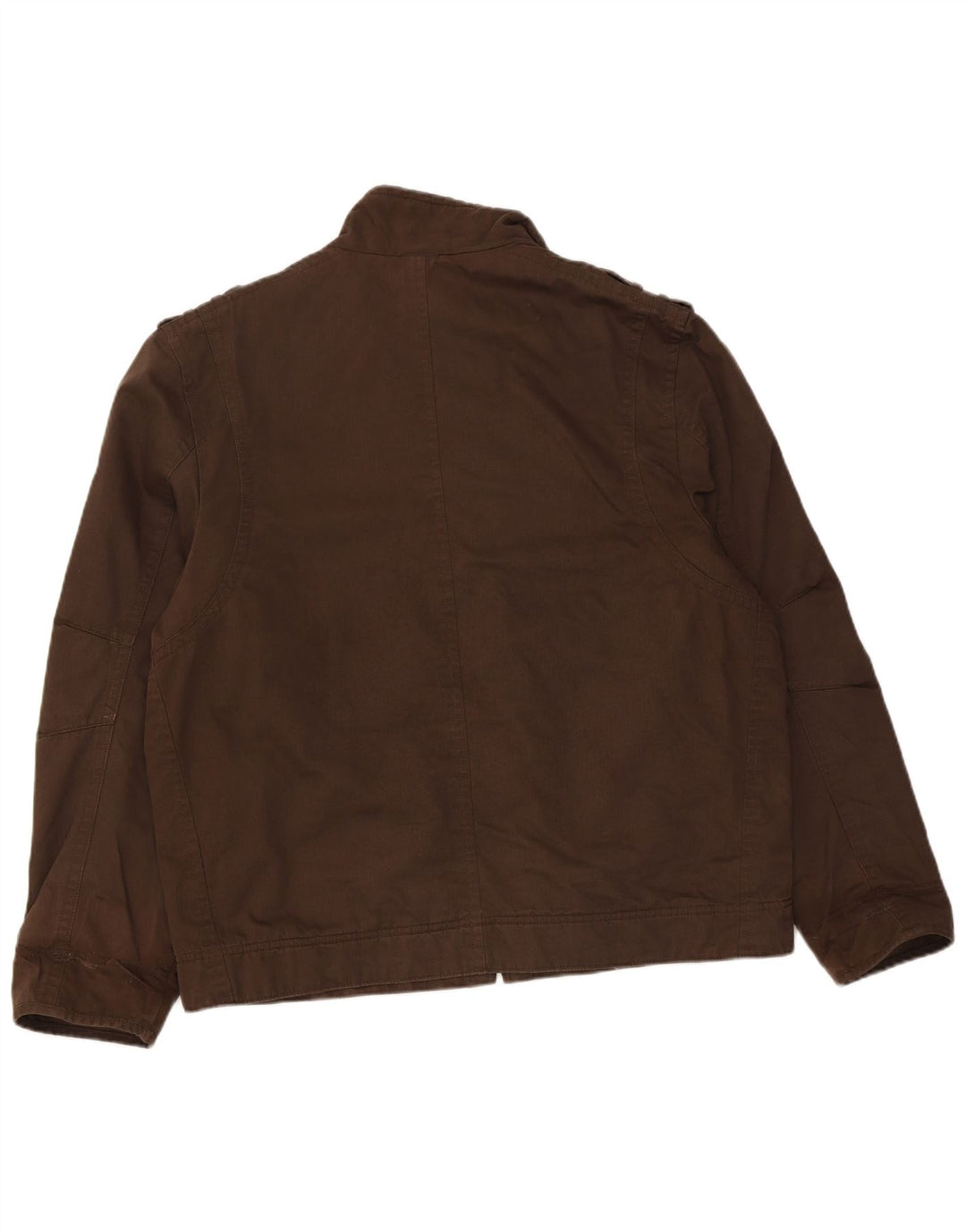 Мужская куртка в стиле милитари Marks & Spencer UK 42 XL, коричневый хлопок