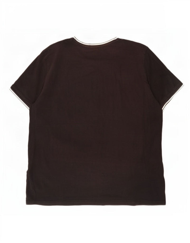 Мужская футболка Fred Perry Top 2XL, черный хлопок