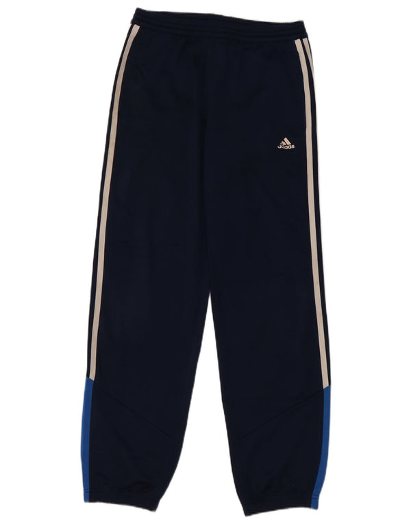Спортивный костюм Adidas для мальчиков Брюки-джоггеры 11-12 лет Темно-синий с цветными блоками