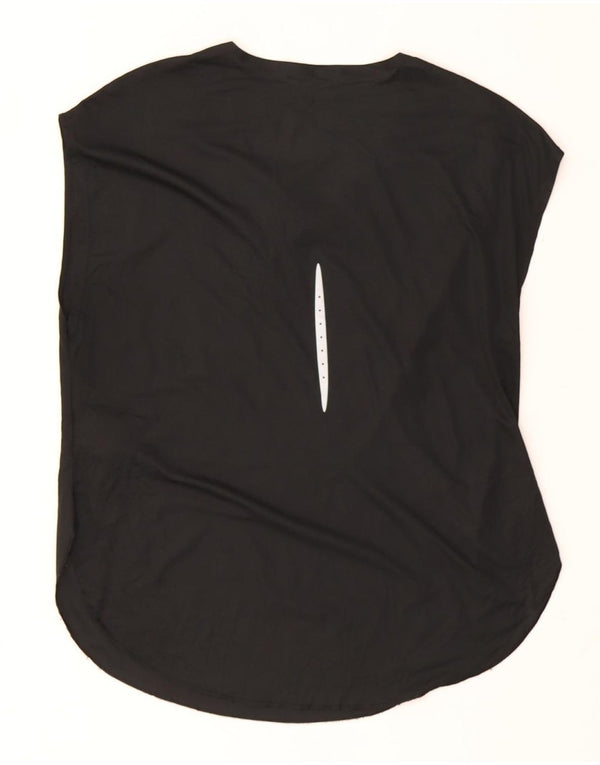 Женская футболка Nike Dri Fit Top UK 16, большой черный полиэстер