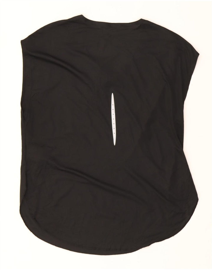 Женская футболка Nike Dri Fit Top UK 16, большой черный полиэстер