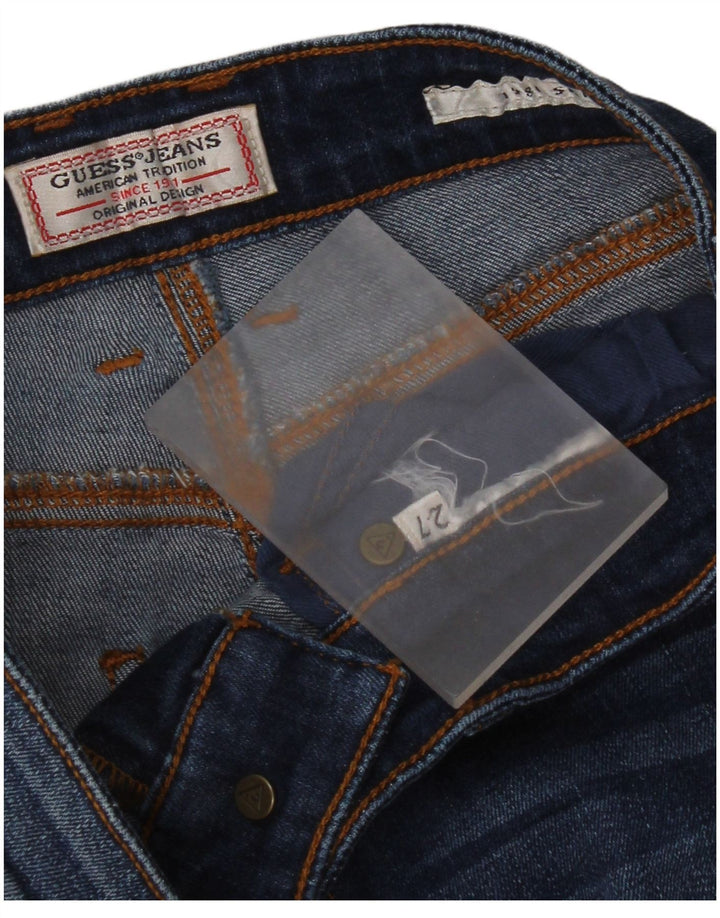 Женские джинсы скинни Guess W27 L29 синие