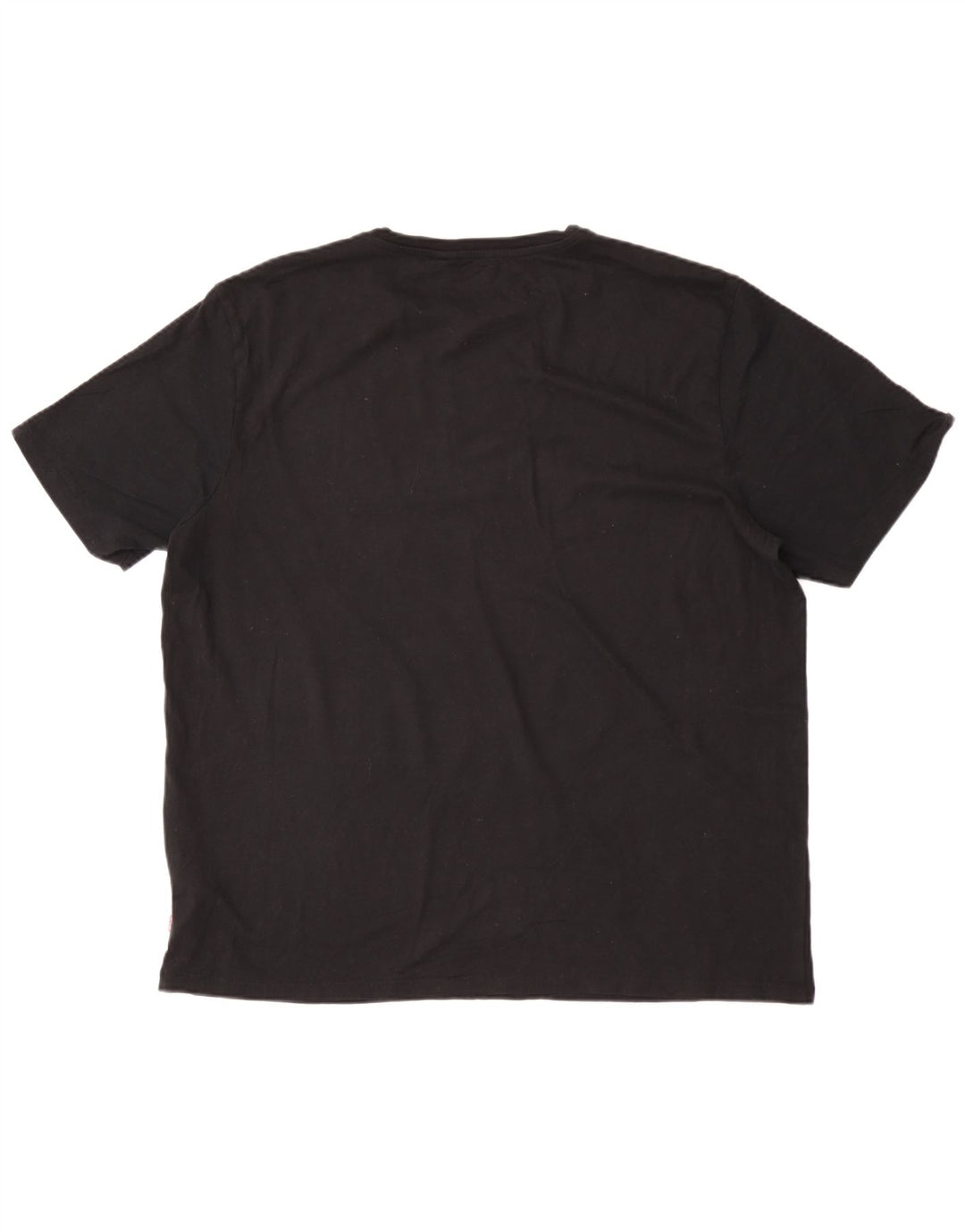Мужская футболка с рисунком Levi's, топ 2XL, черный хлопок