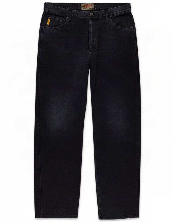 Мужские прямые джинсы Armani W38 L30 темно-синие, хлопок