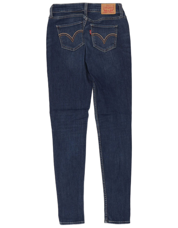 Женские джинсы Levi's 535 Super Skinny W26 L30 Темно-синие, хлопок